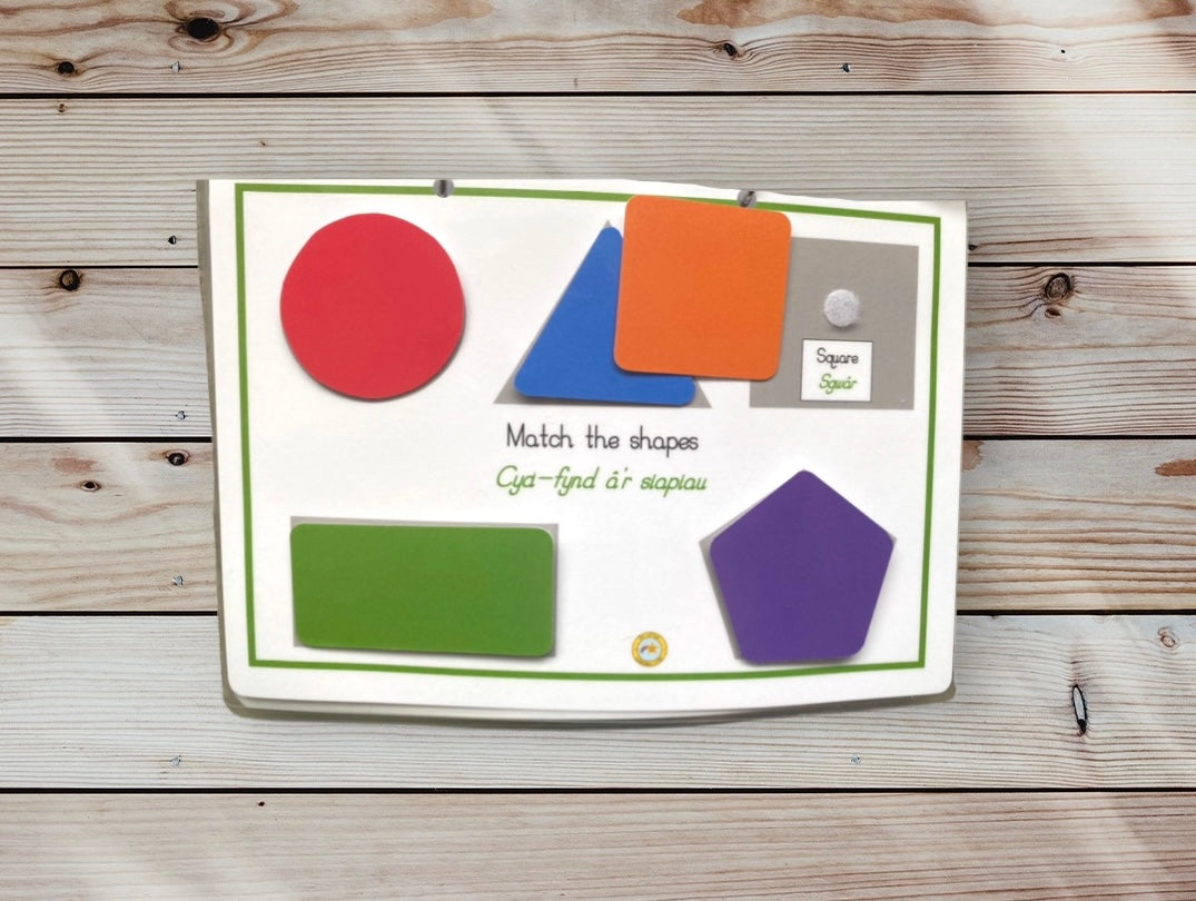 Welsh version - Toddler Learning Book