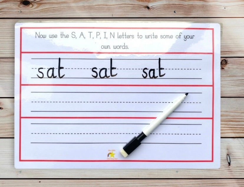 Phase 2 phonics SATPIN activity set