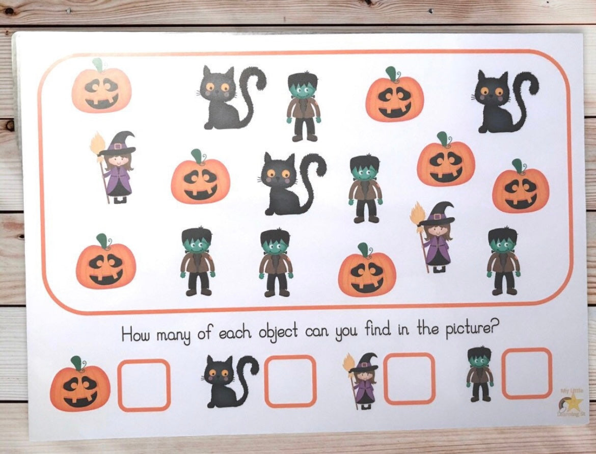 Halloween Learning Book