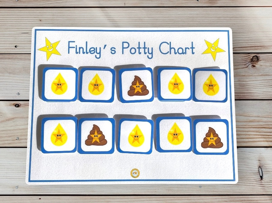 Potty training chart, toilet training reward chart