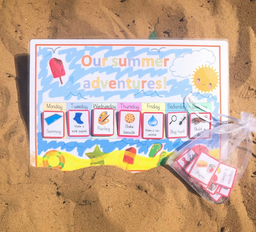 Summer holiday bucket list, summer activity ideas for children