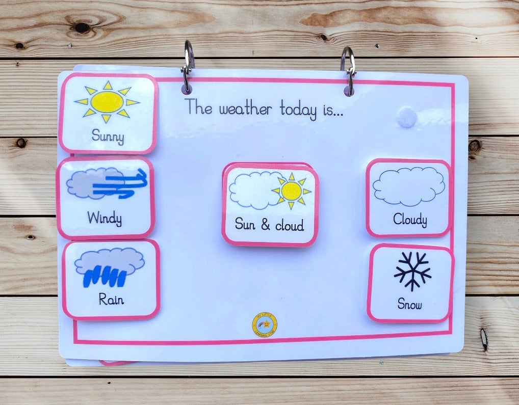 Daily routine book, school nursery day organisation, A5 routine book