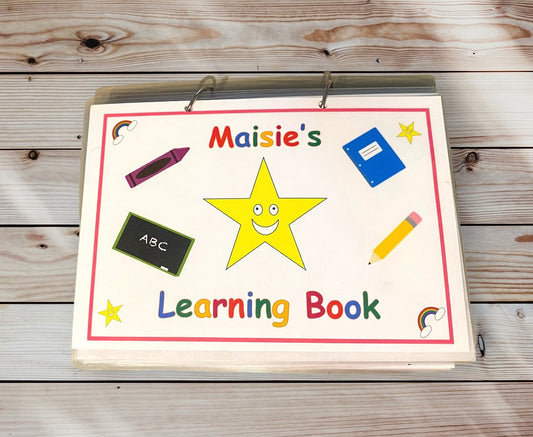 A5 Travel-sized learning book, 5-6 years Year 1 guide age