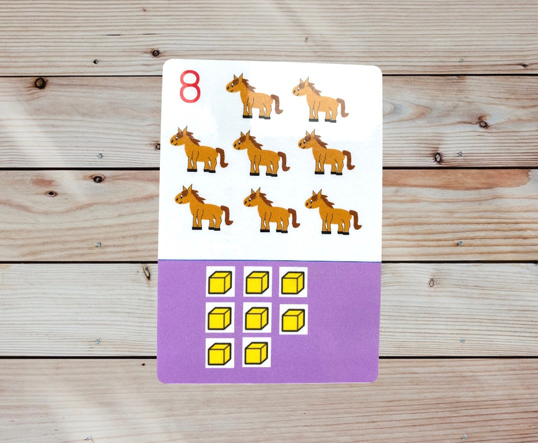 Number tracing flashcards 1-20