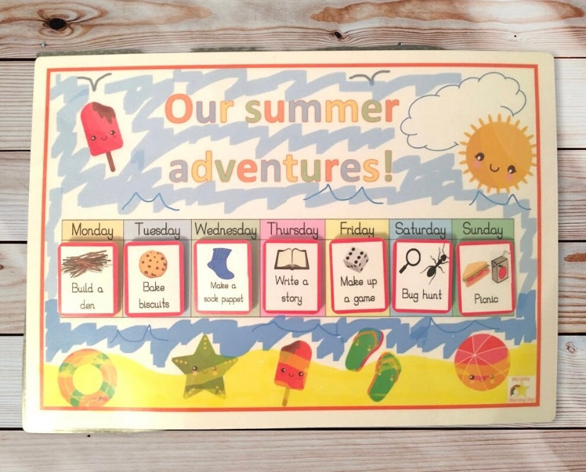 Summer holiday bucket list, summer activity ideas for children