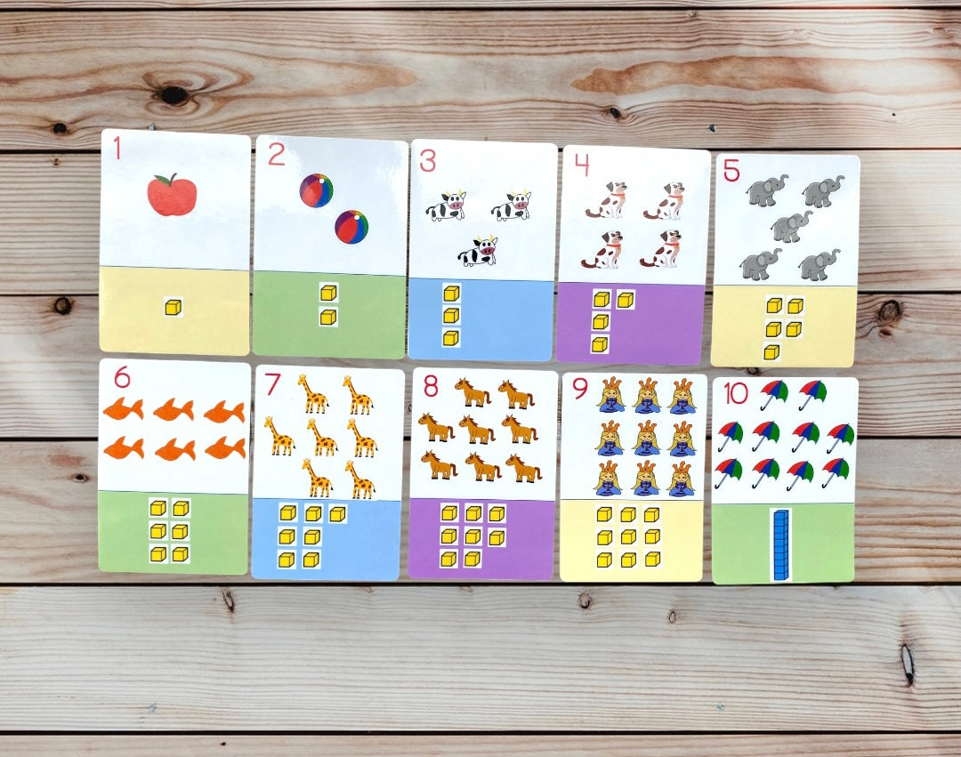 Number tracing flashcards 1-20