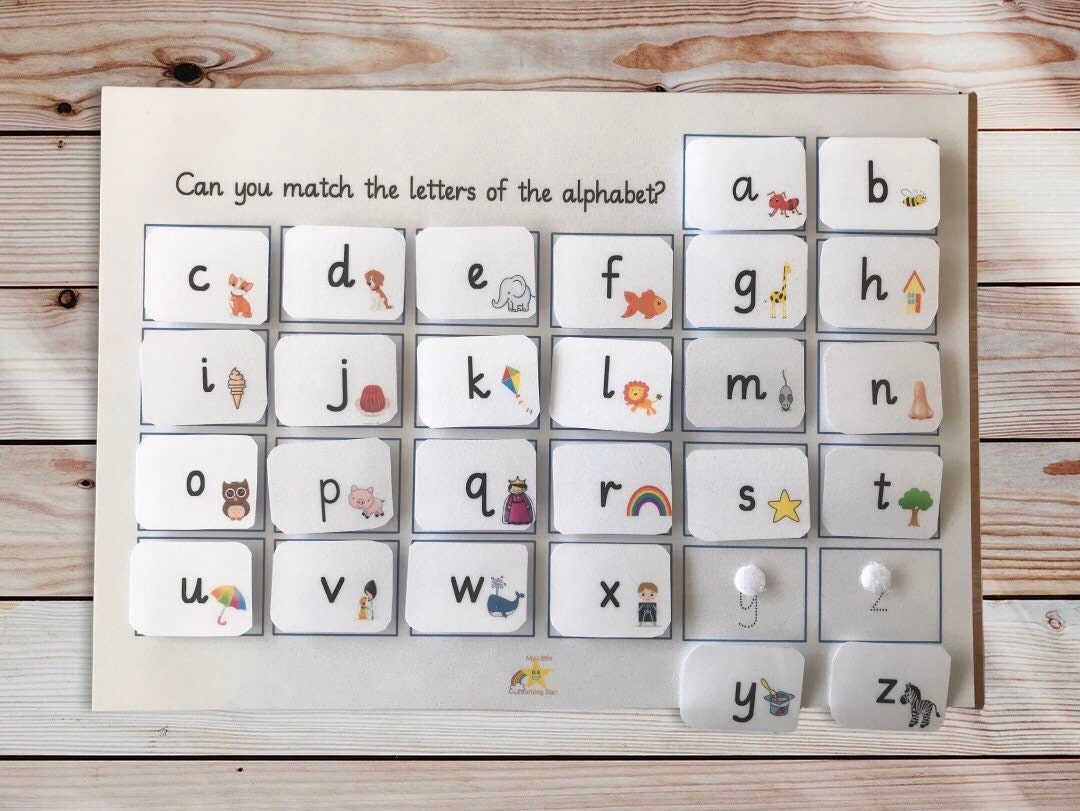 Alphabet matching activity