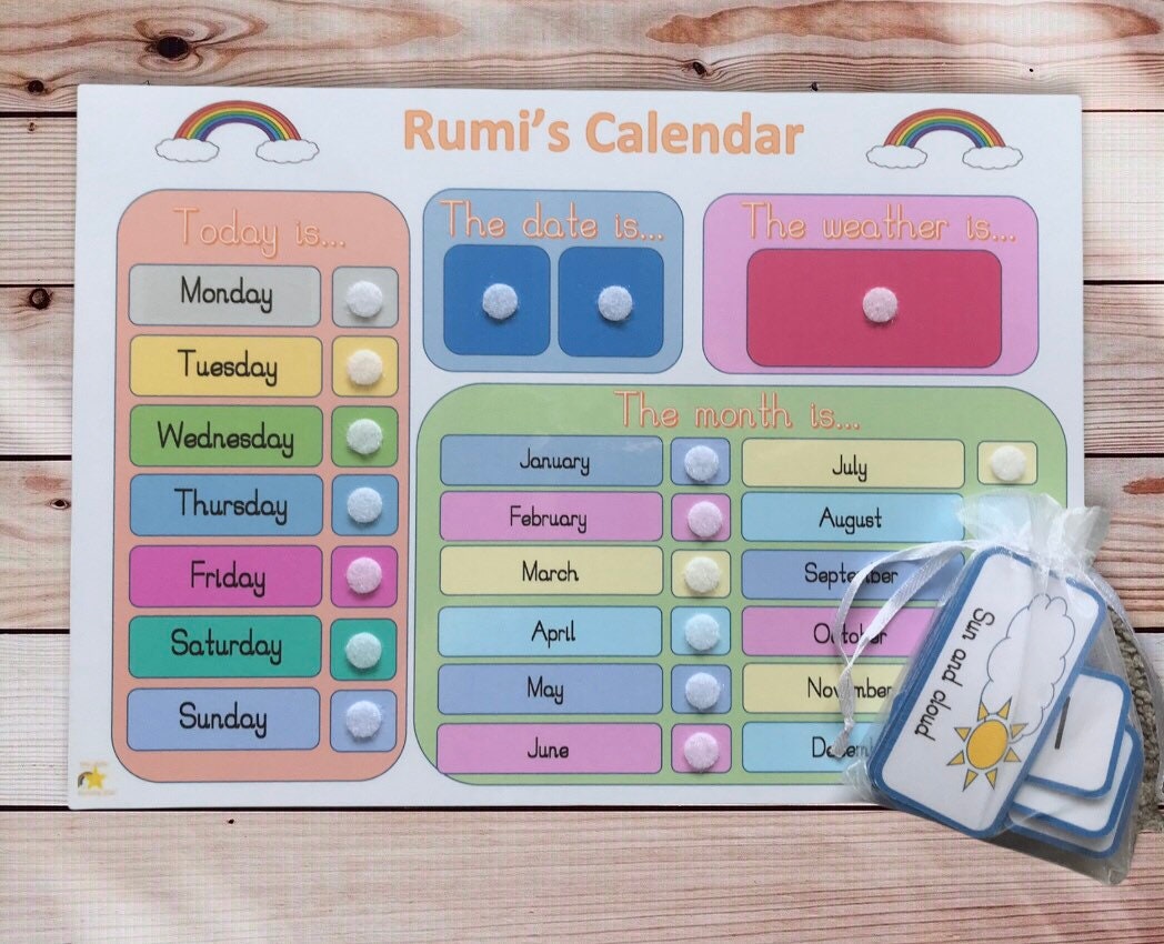 Personalised interactive calendar/