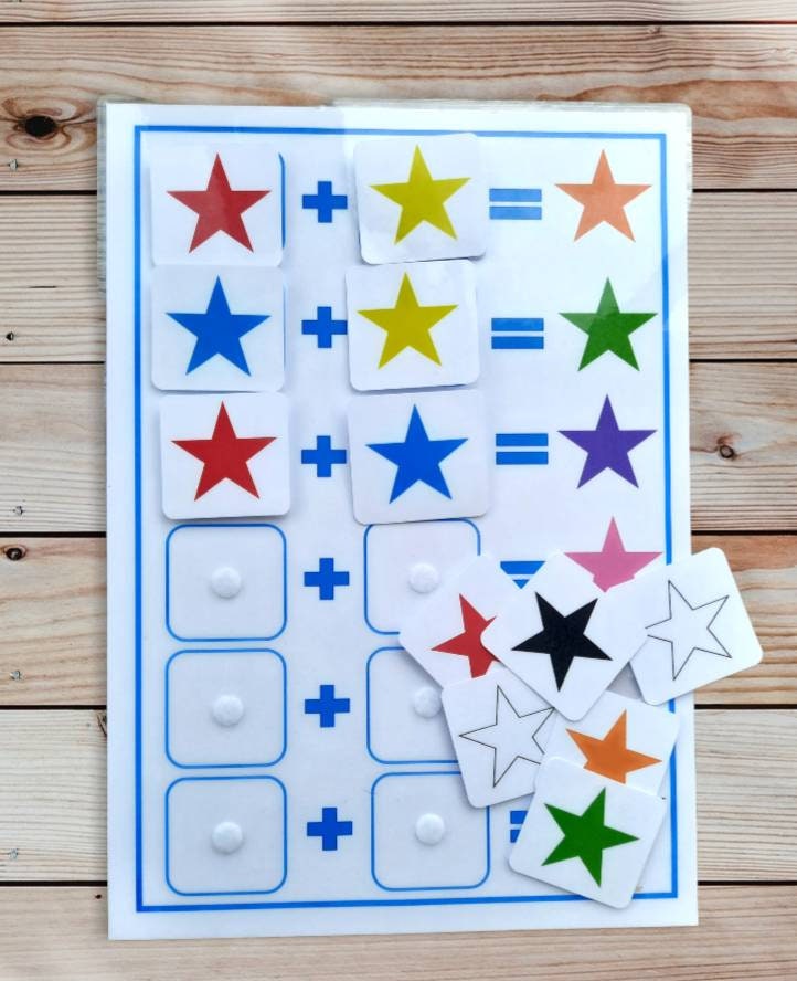 Colour mixing activity – My Little Learning Star