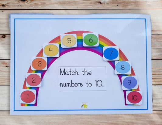 Counting to 10 matching activity