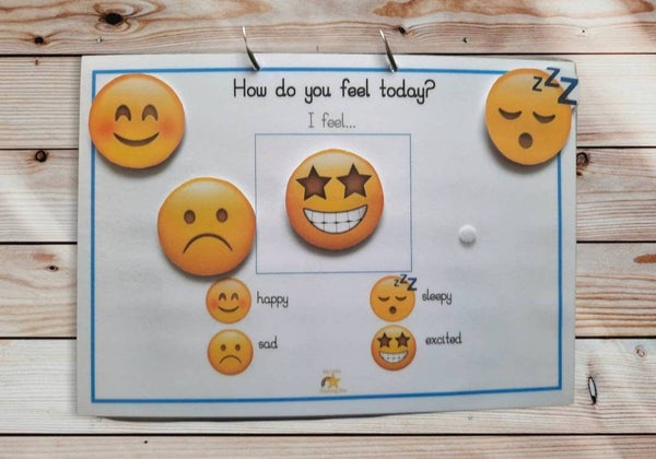 Feelings chart, emotions, SEN, educational learning resource – My ...