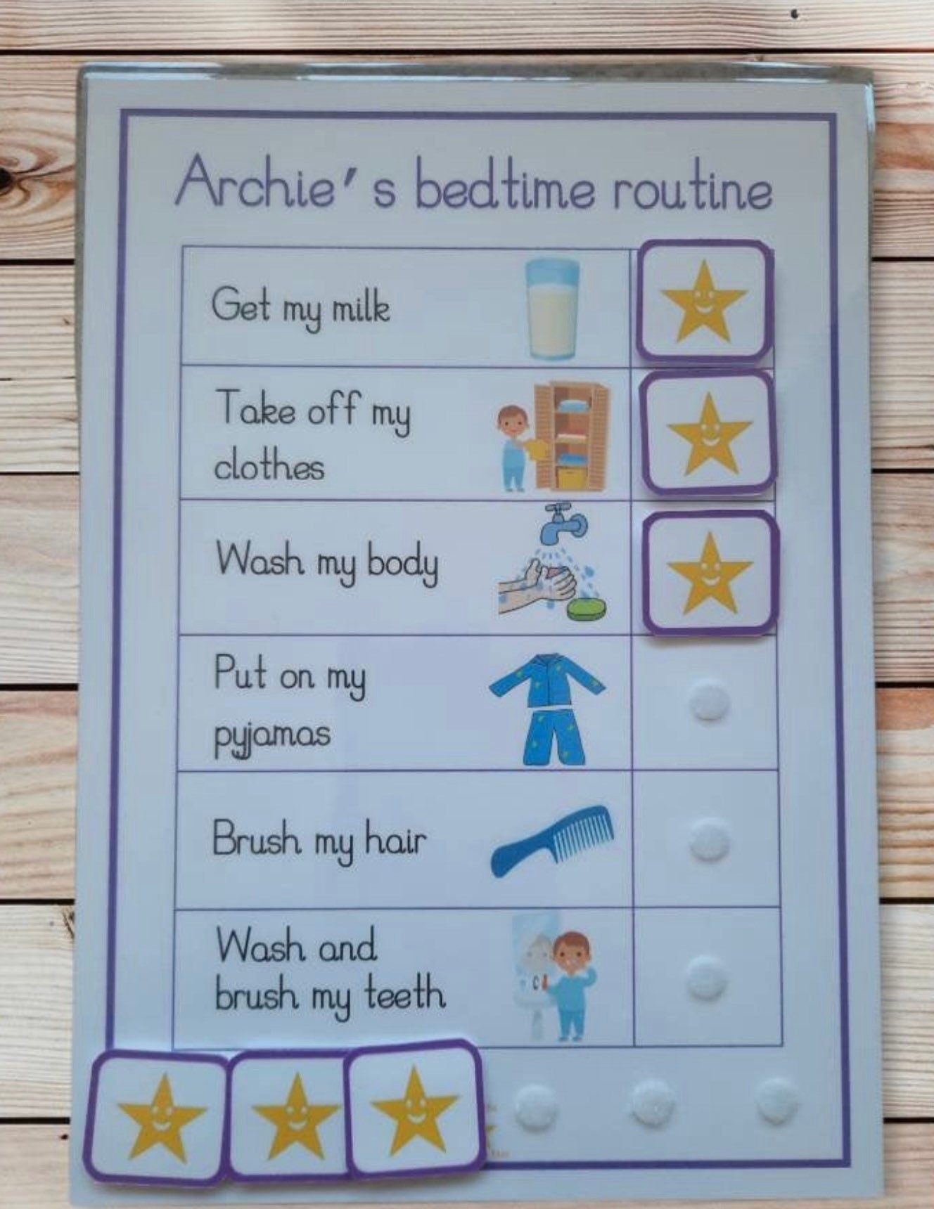 Routine chart & reward chart bundle