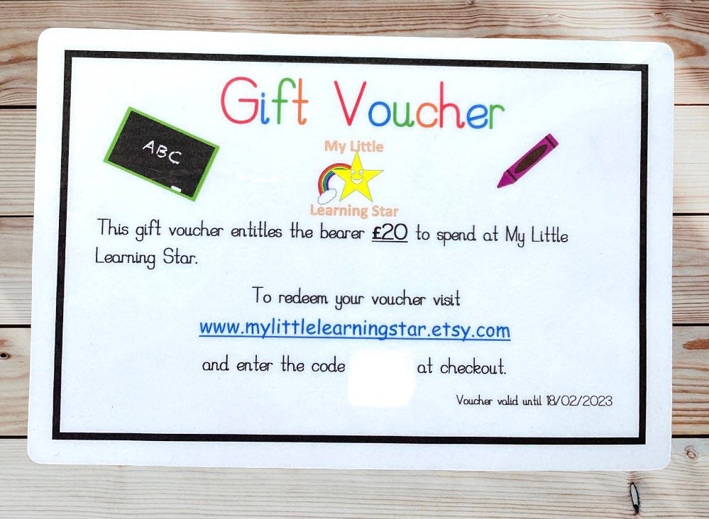 Gift voucher