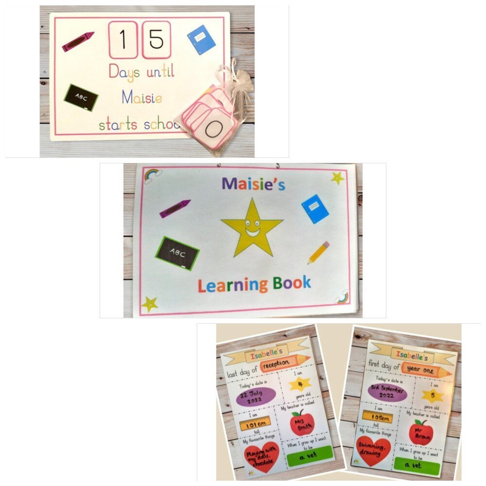 Starting school learning bundle