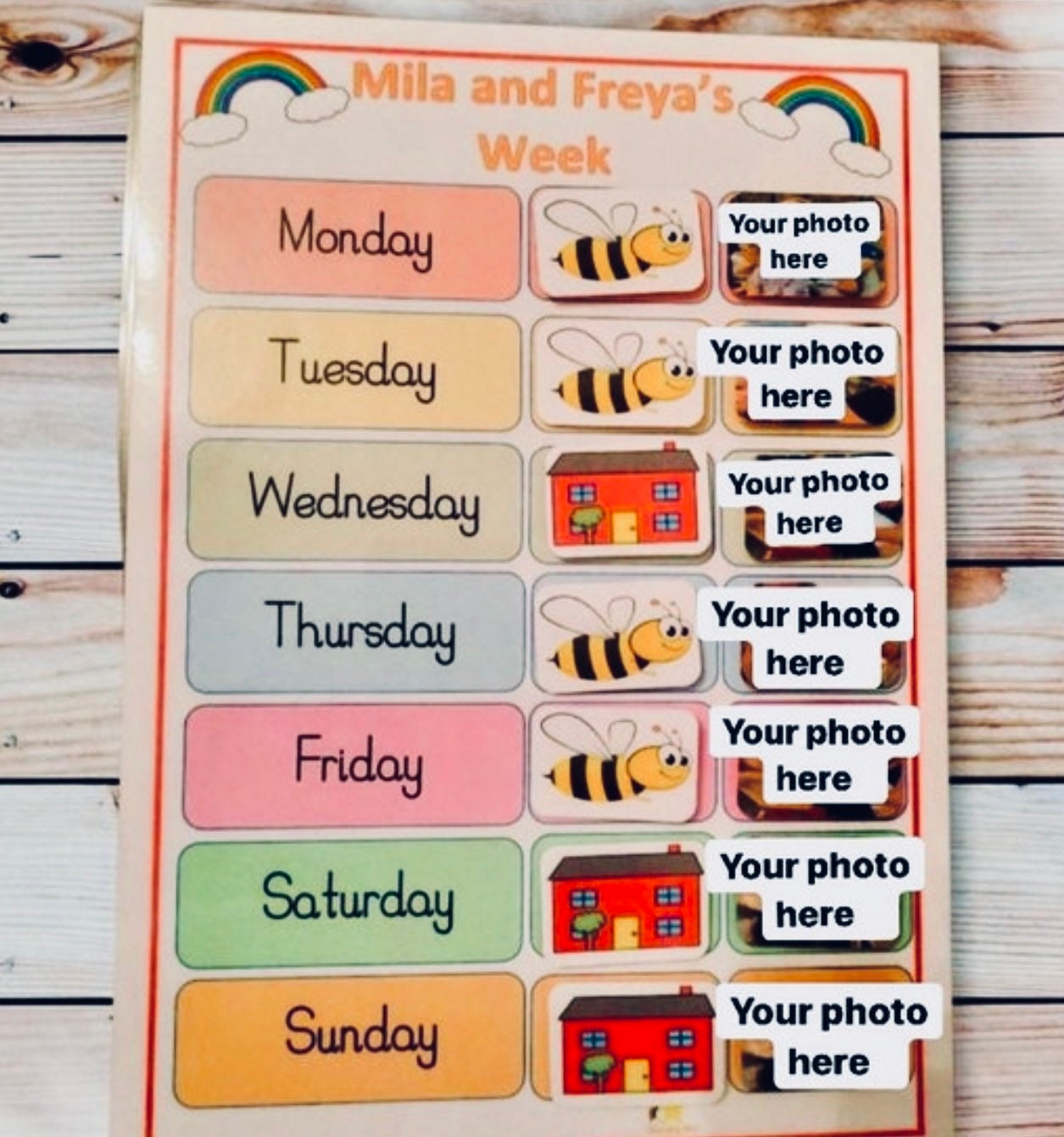 Daily routine and weekly routine bundle – My Little Learning Star