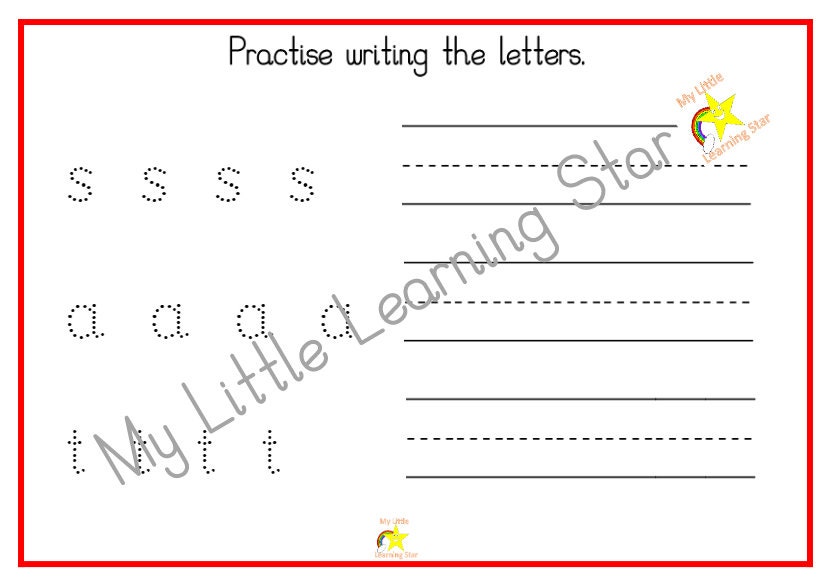 Phase 2 phonics SATPIN activity bundle