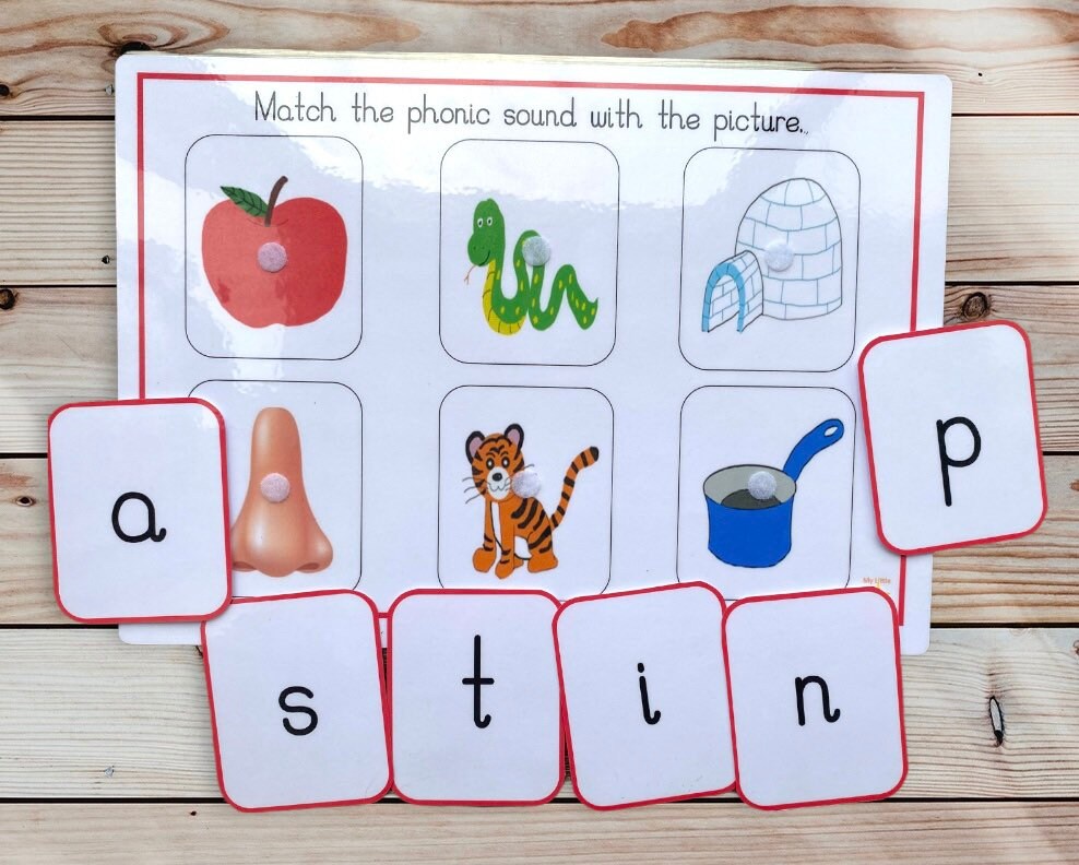 Phase 2 phonics SATPIN activity set