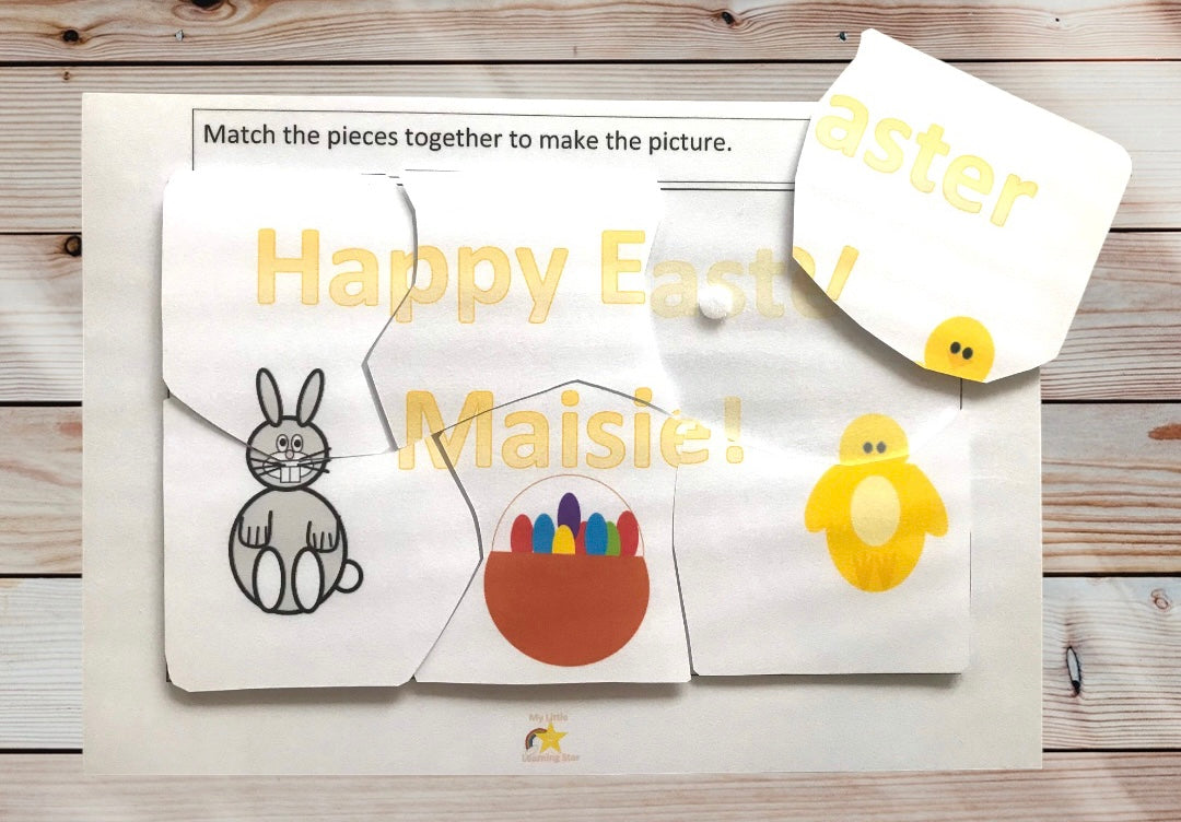 Easter Learning Book, preschool, EYFS, Easter gift idea