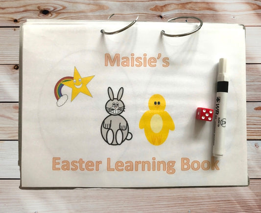 Easter Learning Book, preschool, EYFS, Easter gift idea