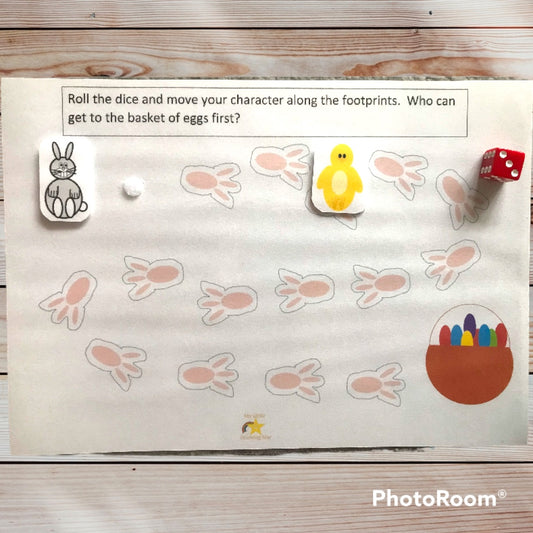 Easter themed counting game